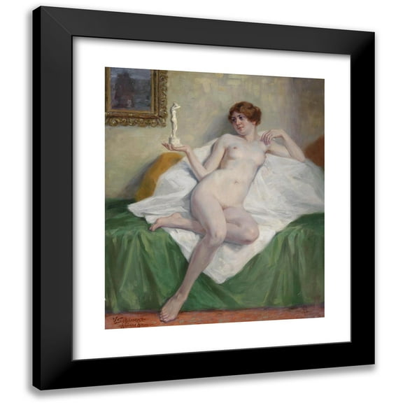 Victor Schivert 12x14 Black Modern Framed Museum Art Print Titled - The Figure