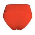 thumbnail image 4 of Wxolcjlv Womens Black High Waisted Bikini Bottoms Retro Basic Full Coverage Swimsuit Mid Waist Bathing Suit Bottom Beach Vacation Clothes Orange, 4 of 9