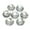 Clear, variant on U8MO 200 Flatback Acrylic Round Sewing Rhinestone Gems Button 12mm Sew on beads-Gold
