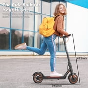 Electric Scooters for Adults, Foldable Side Light 8.5 Tire 550W 19 MPH, Long-Range Portable E Scooter
