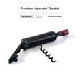 thumbnail image 4 of 2 pack Magnetic Wine Bottle Corkscrew, Wine Opener Portable Screw Corkscrew Multifunction Wine Bottle Opener Black, 4 of 5