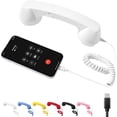 thumbnail image 1 of Classic Phone Receiver - Type-C Retro Handset White, 1 of 7