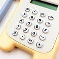 thumbnail image 4 of Aurora Trade Electronic Calculator Adorable Bear Shape Plastic Lively Face Calculator with Hanging Hole Office Supplies, 4 of 8