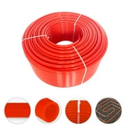 INTSUPERMAI Pex Heater Water Tubing Red 3/4 "x 1000' EVOH Oxygen Resistance Floor Heating Pipe Water Pipe