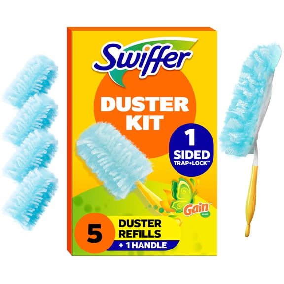 Swiffer Dusters Cleaning Kit, Feather Duster Alternative, Gain