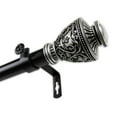 thumbnail image 3 of InStyleDesign  1" Two Tone Royalty Collection Curtain Rod tangle finial 120 to 170 inch, 3 of 5