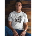 thumbnail image 2 of Fishing And Palms Logo T-Shirt Men -Image by Shutterstock, Male Medium, 2 of 4