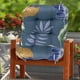 thumbnail image 2 of Paquete de 2 cojines para silla de interior, exterior, jardín, patio, hogar, cocina, oficina, 43 x 43 cm/43 x 53 cm, color azul y verde, 2 of 6