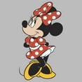 thumbnail image 2 of Boy's Mickey & Friends Smiling Minnie Mouse Portrait Pull Over Hoodie Athletic Heather Medium, 2 of 4