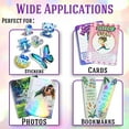 thumbnail image 4 of Koala Self Adhesive Laminating Sheets A4, Transparent Holographic Clear Sticker Paper Overlay Film 25 Sheets, No Machine Needed, Peel and Stick Laminate Sheets Paper, 4 of 8