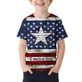 thumbnail image 2 of ATOGUTA Boys Short Sleeve Shirts Kids 4th of July Shirts Patriotic Top Independence Day Outfit Multicolor, Size 3T-15, 2 of 5