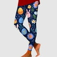 thumbnail image 6 of Rovga Leggings For Women High Waist Yoga Easter Day Bunny Prints Tights Compression Yoga Running Fitness High Waist Pants Pants Trend Daily Wear Dark Blue Xxl, 6 of 7