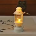 thumbnail image 4 of Lamp Mini Light Candle Night Light Candle with Flickering Effect, Battery Operated Night Light for Bedroom Home Ambient Decoration(White), 4 of 7