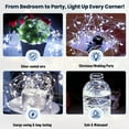 thumbnail image 5 of NestE 30 Pack White Fairy Lights Battery Operated,7Ft 20LED Mini String Light, Waterproof Twinkle Light Silver Copper Wire Lights for Wedding Party Bedroom Christmas Table Decoration, 5 of 12