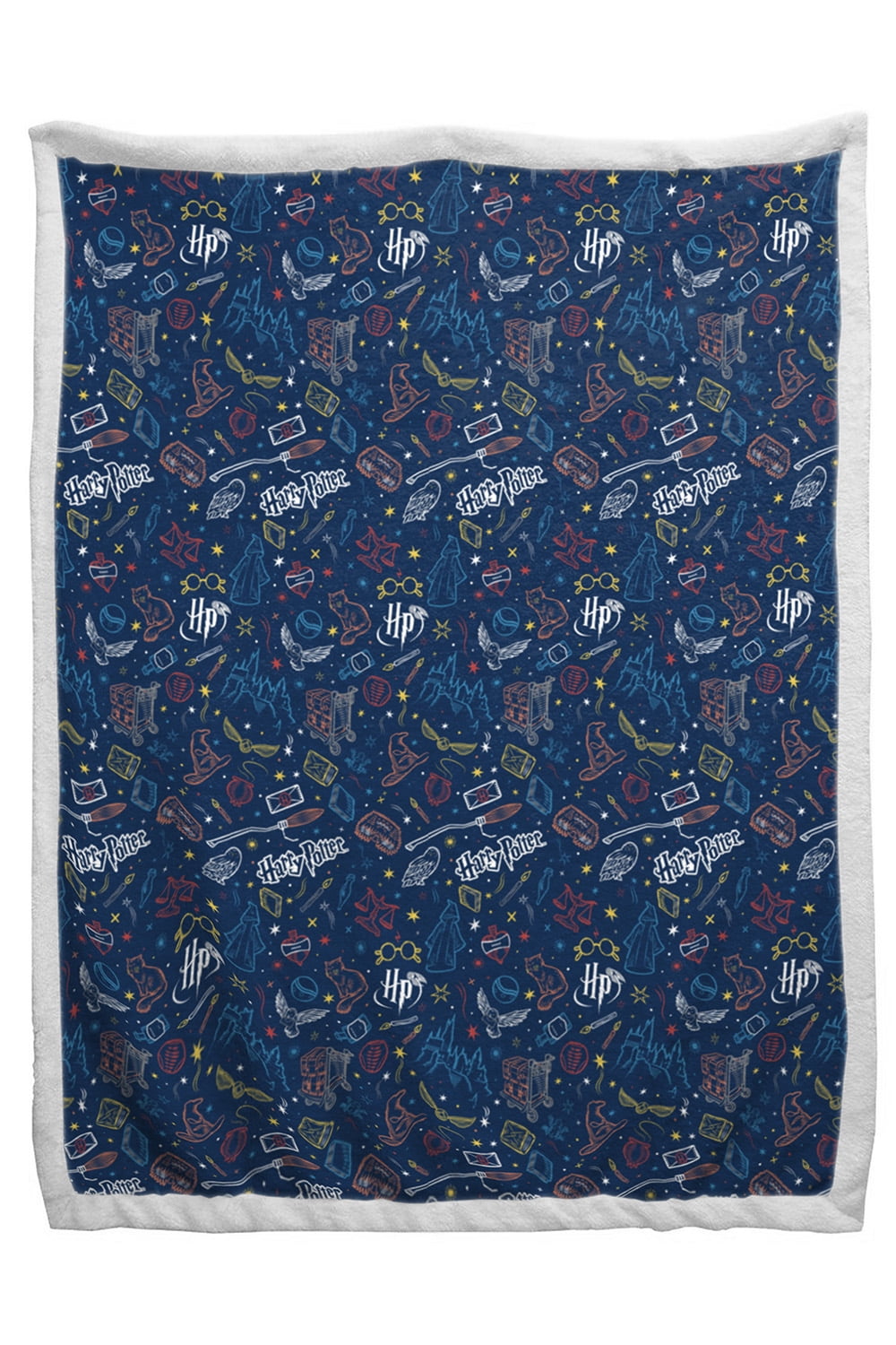 Jay Franco & Sons Harry Potter Super Soft 60" X 90" 100% Polyester Plush Blanket 