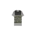 thumbnail image 1 of Ecko Unltd. T-Shirt Graphique pour Hommes à Motif Camouflage Étoiles et Rayures, Gris, Petit, 1 of 1