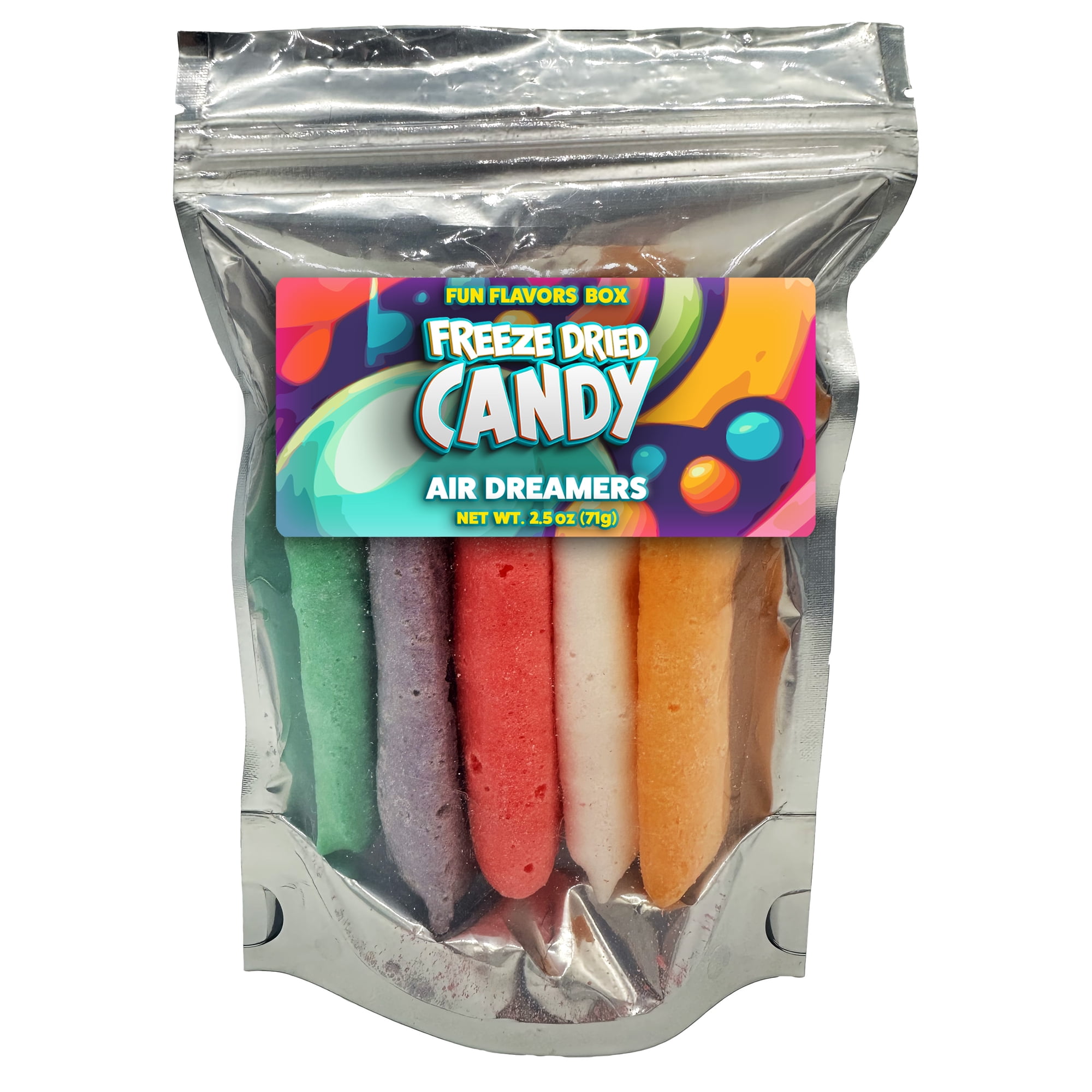 Fun Flavors Box - Freeze Dried Candy Air Dreamers Variety Pack - Space Theme Party Favor Gift Idea, 2.5 oz