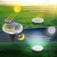 thumbnail image 4 of Juego de 4 luces solares de 8 LED, luces solares blancas, luces de jardín impermeables para exteriores, jardín, patio, luz blanca, 4 of 5