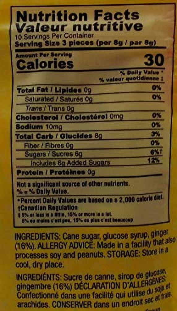 Chewy Ginger Candy | Ginger Chews |  4 Flavor Variety (1) Each: Double Strength, Original, Super Strength, Crystallized Ginger + MerlinsMart Zine | Gin Gins