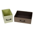 thumbnail image 7 of Household Essentials Victoria Dresser Tower Storage Organizer with 8 Multicolor Drawers Black Metal Frame and Mid Century Walnut Wood Grain Top, 7 of 7