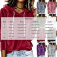 thumbnail image 4 of Ihhxva Women's Velvet Hoodie Loose Fit Drawstring Top Casual Long Sleeve Soft Cozy Sweatshirt for Fall Winter Lounge Streetwear S-2XL, 4 of 9
