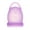 Purple, variant on huanledash Menstrual Cup with Pull Ring Ergonomic Design Flexible Leak-proof Easy Removal Tampon Pad Alternative Reusable Soft Silicone First Period Cup for Girls Women