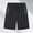Black, variant on Ladies Casual Bottoms Nylon,Spandex Athletic Running Shorts Crossover High Waisted Gym Shorts with Zipper Pockets Black,M