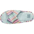 Geometric Woven Crisscross Strap Platform Slippers