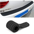 thumbnail image 1 of Rear Bumper Guard Protector for Car, Universal Black Rubber Scratch-Resistant Non-Slip Trunk Door Protector (Black/104x9CM), 1 of 5