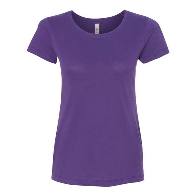 Camiseta Next Level Ideal de manga corta para mujer (N1510) Púrpura Rush m Ropa de siguiente nivel 1510