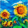 thumbnail image 3 of CafePress - Sunflowers Painting T Shirt - Fitted T-Shirt, Vintage Fit Soft Cotton Tee, 3 of 4