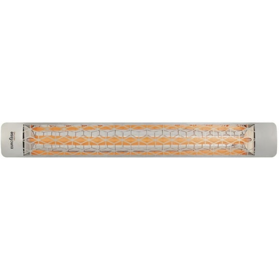 Eurofase Heating - 3000 Watt Single Element 61 Inch Electric Patio Heater-240 Voltage-Stainless Steel Finish-Stella Decorative Fascia