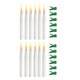 thumbnail image 1 of Velas Led Pole largas con velas largas de 10 piezas con clip Decoración navideña, 1 of 6