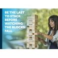 thumbnail image 4 of Triumph Fun Size 54 Tumble Strong Stacking Wooden Blocks for Game Nights with Family and Friends, 4 of 15
