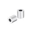 thumbnail image 1 of Unique Bargains M3 Aluminum Sleeve Crimp 3mm(1/8 In) Steel Wire Rope Button Stop 100 Pcs, 1 of 4