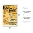 thumbnail image 2 of France-Champagne - Vintage French Advertising Poster by Pierre Bonnard c.1891 - 8 x 12 inch Vintage Metal Tin Sign, 2 of 4