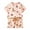 Watermelon Red, variant on Afdoent Baby Girl Clothes Toddler Baby Casual Playwear Breathable Animal Print Round Neck Top With Elastic Waist Pants For Spring Summer Comfortable 18-24 Months