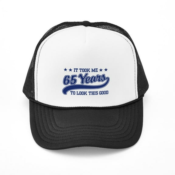 CafePress - 65Th Birthday - Adjustable Unisex Printed Trucker Hat with Mesh Back