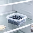 thumbnail image 4 of Transparent Kitchen Food Storage Container – BPA-Free Plastic Airtight Freezer & Refrigerator Box with Stackable Design for Meal Prep, Leftovers, Pantry Organizer, 4 of 5