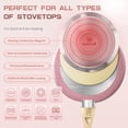 thumbnail image 4 of Sartén antiadherente Innerwell, 28 cm, color rosa, para huevos, PTFE, sin PFOA, 4 of 9