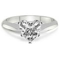 thumbnail image 3 of 5 Carat IGI Certified Heart Shape Lab Grown Diamond Engagement Ring | 14K White Gold |Eloise Solitaire Knife Edge Diamond Ring | FG-VS1-VS2 Quality Friendly Diamonds, 3 of 4