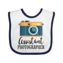 Inktastic Assistant Photographer Boys or Girls Baby Bib