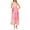 Pink, variant on Women's Elegant Maxi Dress Sleeveless Spaghetti Strap High Waist Corset Dress Flowy Hem for Beach Resort Summer Party Dress