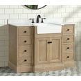 Ari Kitchen & Bath Kelly 48" Solid Wood Bathroom Vanity in Weathered