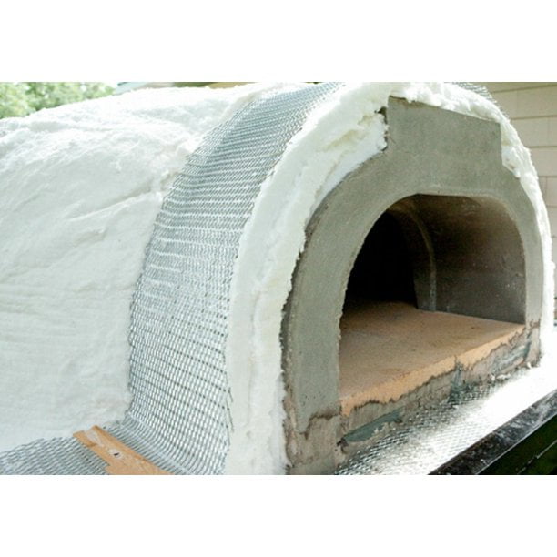 6lb 1" x 24" x 60" Ceramic Wool for Pizza Ovens • Pizza Oven Insulation 