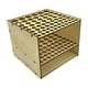 thumbnail image 3 of Porta pinceles, organizador de escritorio, almacenamiento para útiles de oficina y lápices, portátil, Madera de álamo, 3 of 8