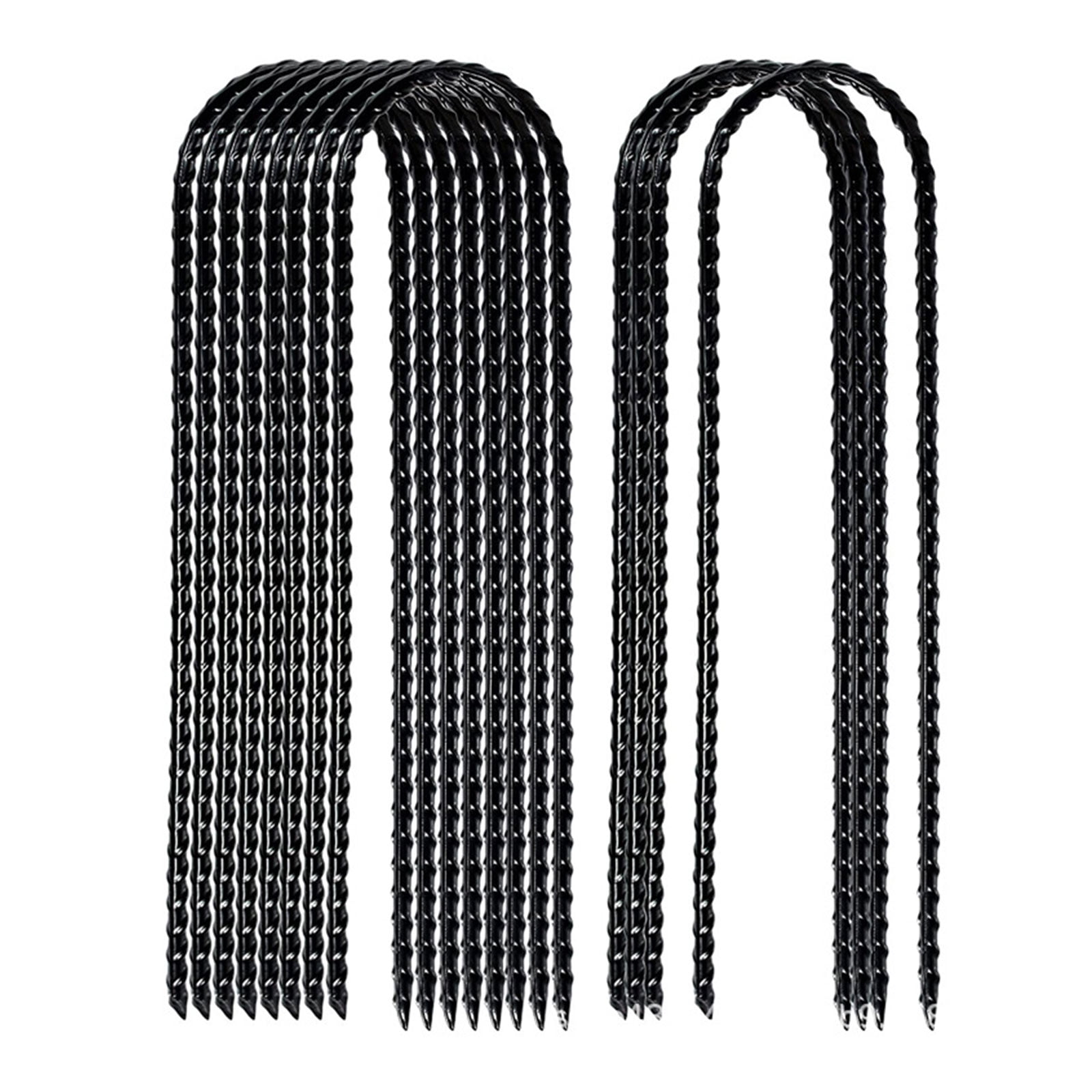 6pcs Ground Anchors Steel Fixing Tool Steel Ground Stakes Garden Stake Peg Resistant for Tents & Canopies