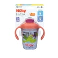thumbnail image 3 of Nuby 2 Handle 8oz Multi-Function 2-in-1 Cup with Free Flow 360° Weighted Straw & Hard Spout, Tropical, 3 of 8