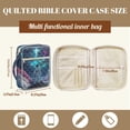 thumbnail image 7 of Xoenoiee Galaxy Cross Cloud Pattern Bible Cover Case for Women Men Large Bible Cover with Handle Quilted Bible Carrying Case Bible Study Supplies Accessories with Pocket, 7 of 7
