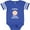 Football Blue and White, variant on Inktastic Future Pilates Instructor Occupation Boys or Girls Baby Bodysuit
